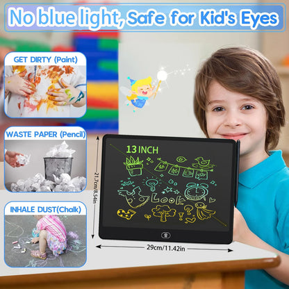 16/13/11 Inch LCD Writing Board Drawing tablet Kids Writing Painting Children Educational Toys for 3 4 5 6 7 8 Years Girls Boys Beauty World Shop