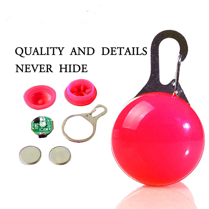 LED Glowing Pendant Flashlight Dog Cat Collar Pet Leads Glow  Accessories  Bright Necklace Luminous Collar  Night Safety Decor Beauty World Shop
