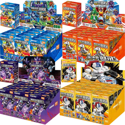 Blokees Transformation Optimus Shockwave Prime Megatron Starscream Bumblebee Anime Figure Robot Assembly Toys Blind Box Gifts Beauty World Shop