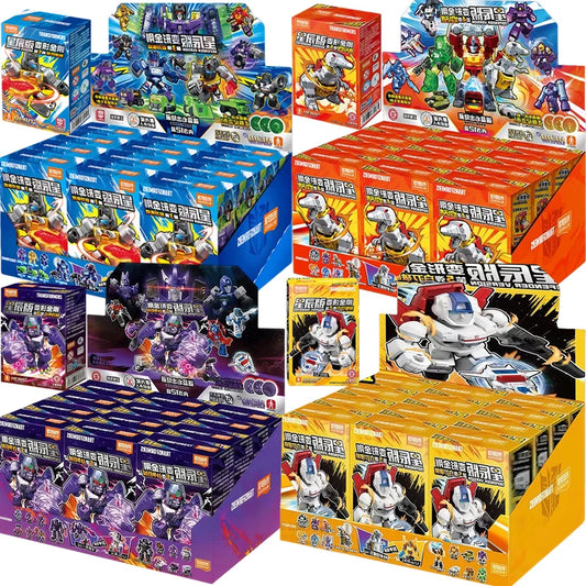 Blokees Transformation Optimus Shockwave Prime Megatron Starscream Bumblebee Anime Figure Robot Assembly Toys Blind Box Gifts Beauty World Shop