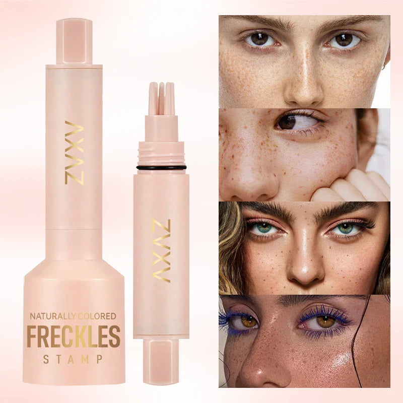 Natural Freckle Stamp Pen - Fast-Dry Waterproof Light Coverage Temporary Fake Freckles Makeup Makeup Brushes for Face Beauty Trend Shop