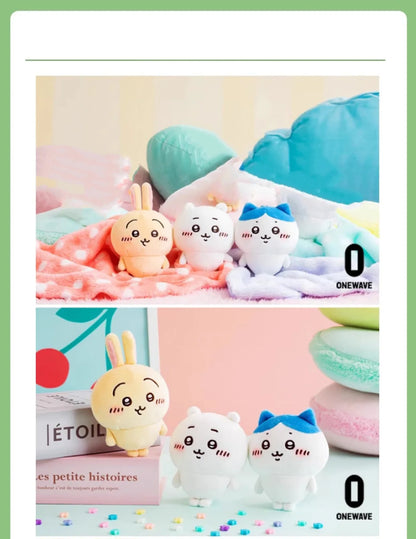 Chiikawa Keychain Cute Cartoon Plush Keychain Usagi Backpack Charm Anime Character Pendant Birthday Gift Game Prize Beauty World Shop