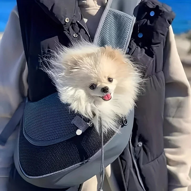 1Pc Dog out backpack,Dog Sling Carrier Breathable Mesh Travel Crossbody Bag For Puppy Cat Hiking Camping Beauty World Shop