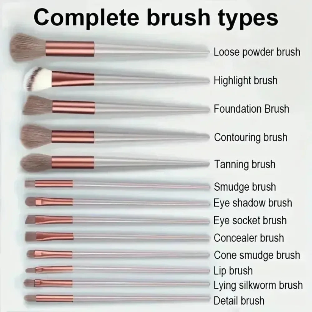 Makeup brush set, soft and fluffy, professional cosmetics foundation brush, multi-style blending makeup brush, beauty tools Beauty Trend Shop