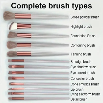 Makeup brush set, soft and fluffy, professional cosmetics foundation brush, multi-style blending makeup brush, beauty tools Beauty Trend Shop