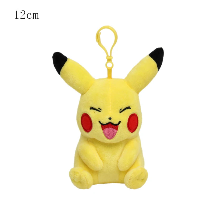 Pikachu Plush Keychain Cartoon Toys Charmander Psyduck Squirtle Snorlax  Doll Kids Kawai Toy Gift 12Cm Beauty World Shop