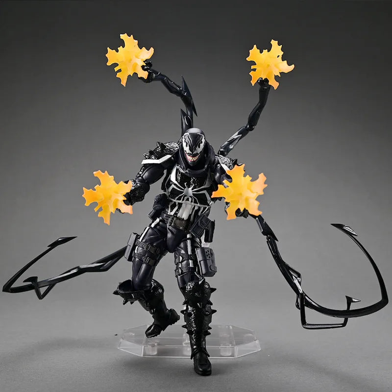 Amazing Yamaguchi Marvel Venom Agent series KO Articulated Action Figure Model Kit Desktop Ornament Collectible statue Toys Gift Beauty World Shop