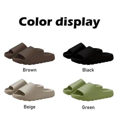 Coconut Slippers Cloud Thick-soled Sandals Summer Fashion Soft Bottom Beach Men Slippers Women's Sandals  EVA Slides Beauty World Shop