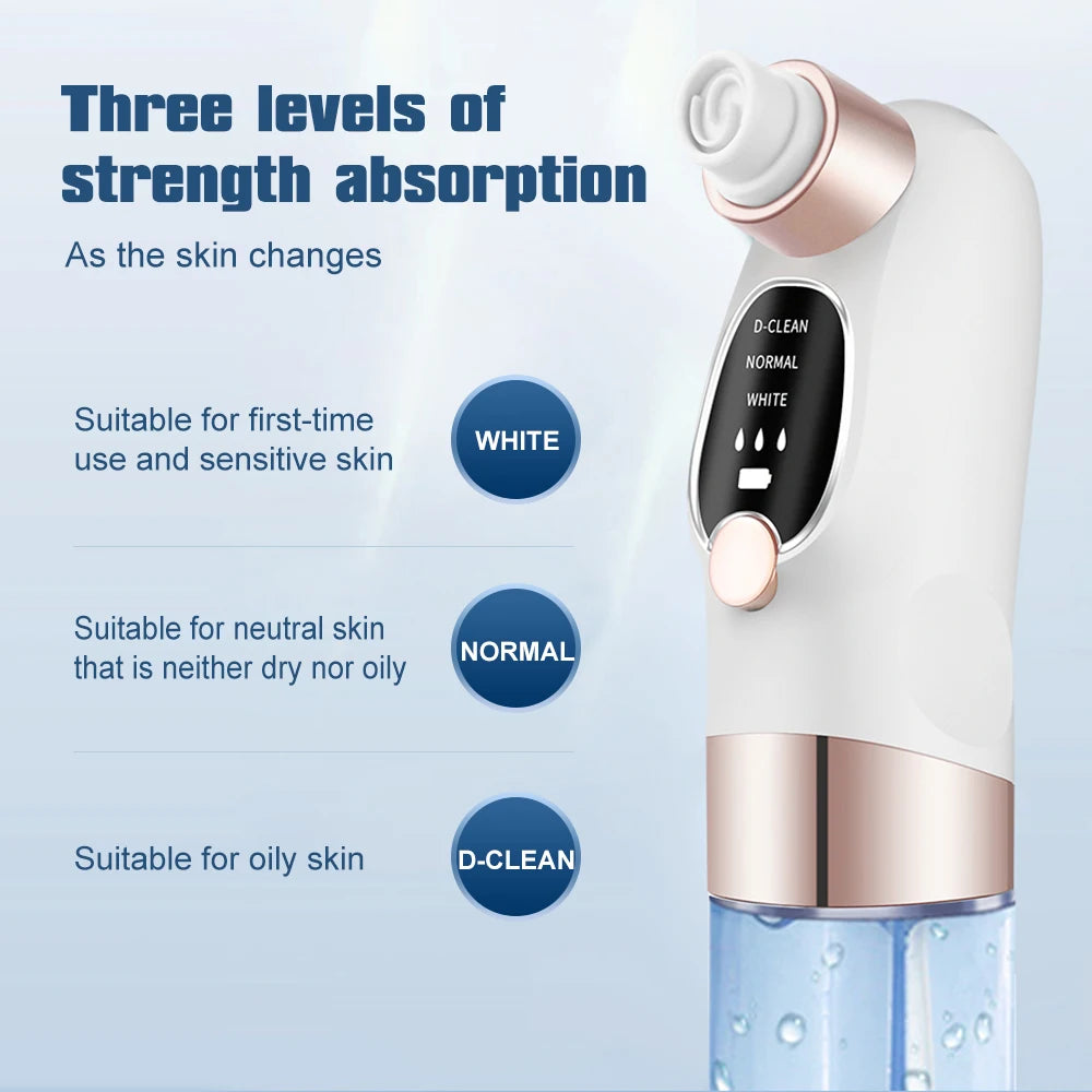 Electric Blackhead Remover Pore Vacuum Cleaner Facial Black Dots Vacuum Cleaner Acne Pimple Blackhead Removal Black Dots Remover Beauty World Shop