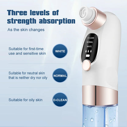 Electric Blackhead Remover Pore Vacuum Cleaner Facial Black Dots Vacuum Cleaner Acne Pimple Blackhead Removal Black Dots Remover Beauty World Shop