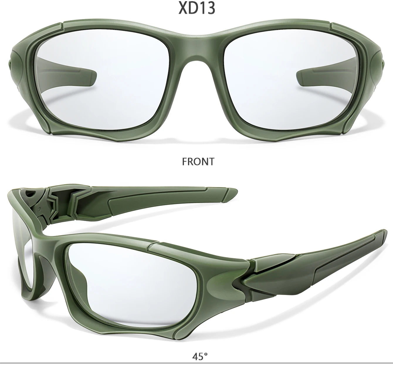 Photochromic Cycling Sunglasses Men Outdoor Sports Tactical Camouflage Goggles Vintage Driving Riding Fishing Windproof Beauty World Shop