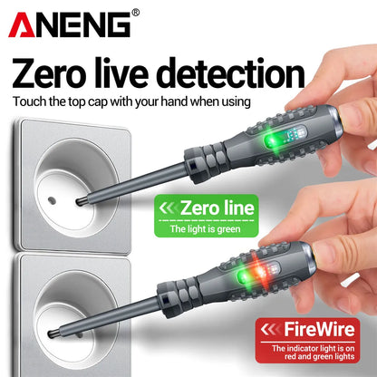 ANENG B05 Word/cross Screwdrivers Neon Bulb Indicator Meter Electric Pen Insulated Electrician Highlight Pocket Tester Pen Tools Beauty World Shop