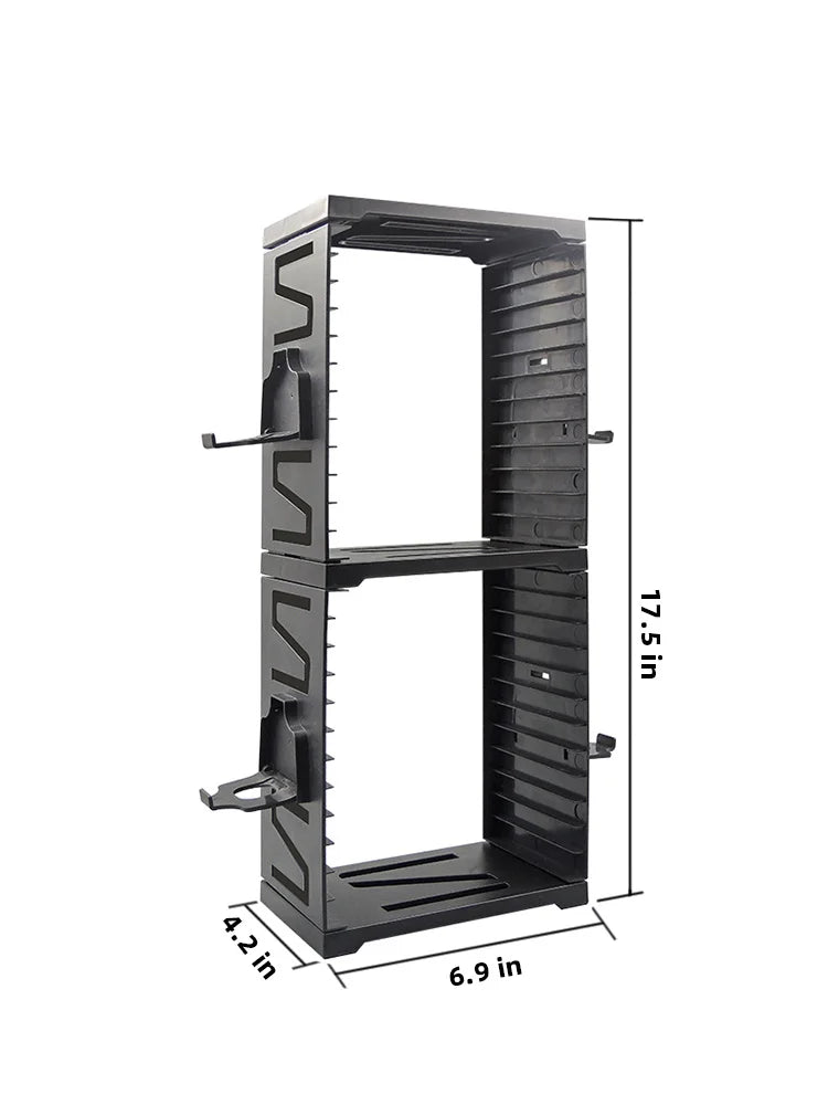 DATA FROG Host Disc Double-layer Storage Box Holder For PS5/PS4/Switch Disc Shelf for Xbox Series X Holder Accessories Beauty World Shop