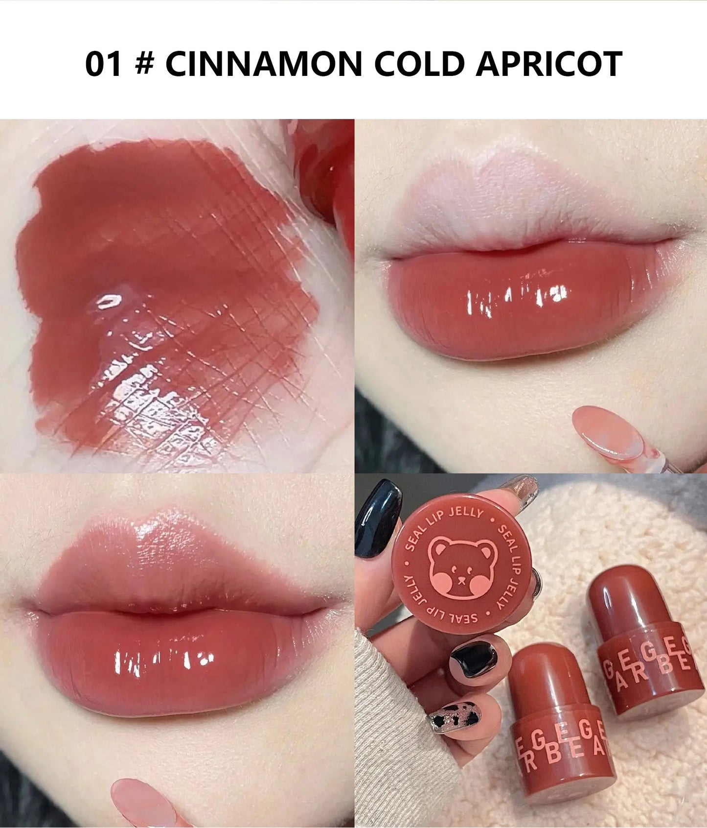 Moisturizing Seal Lip Frozen Water Mirror Lipstick Lasting and non-fading Jelly beep Lip Lip glaze Beauty Trend Shop