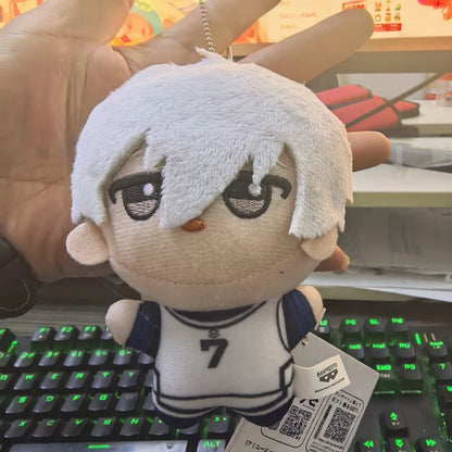10cm Anime Volleyball Boy Blue Lock Kawaii Bag Pendant Keychain Isagi Mikage Reo Rin Itoshi Sae Blue Prison Plush Toy Kids Gift Beauty World Shop