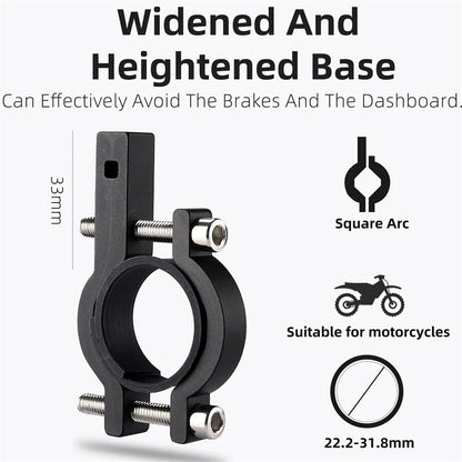 WEST BIKING Bicycle Mobile Phone Holder 360° Rotatable  Aluminum Alloy Phone Holder Five Claws Adjustable MTB Road Bike Bracket Beauty World Shop