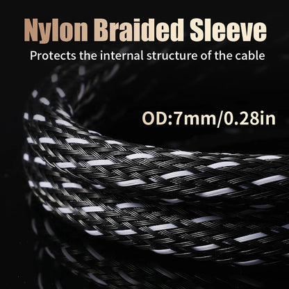 QINCROWN 6N OFC 2RCA Interconnect Cable, 24K Gold-Plated Plugs HiFi Audiophile for Amp DAC Preamp Home Audio Gear Beauty World Shop