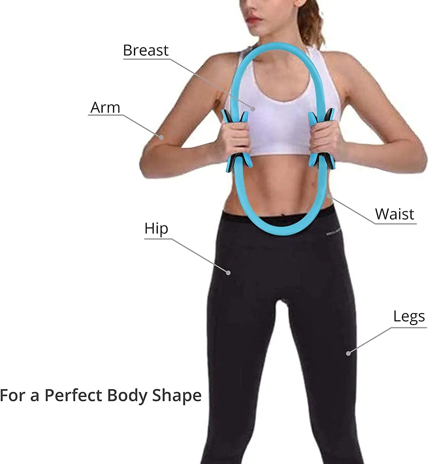 Yoga Fitness Pilates Ring Yoga Ring Open Back Ring Magic Ring Pelvic Floor Muscle Training Yoga Supplies Pilates Ring Beauty World Shop