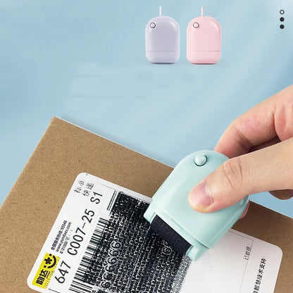 Theft Protection Roller Stamp for Privacy Confidential Data Guard Your Security Stamp Roller Privacy Seal Roller Theft Protect Beauty World Shop