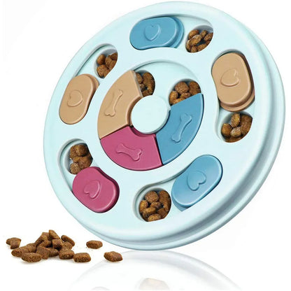Dog Puzzle Toys Slow Feeder Interactive Increase IQ Food Dispenser Non-Slip Slowly Eating Bowl Cat Dogs Food Games Beauty World Shop