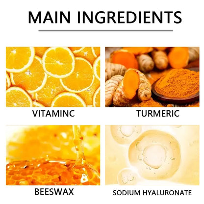 Vitamin c and turmeric hand wax mask for hands and feet, smoothing skin, gently cleansing hand mask, illuminating hand skin Beauty World Shop