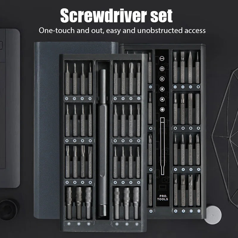 63 in 1 Precision Screwdriver Set Phillips Torx Magnetic Screw Driver Bit Professional Repair Tool Kit for IPhone Watch Camera Beauty World Shop