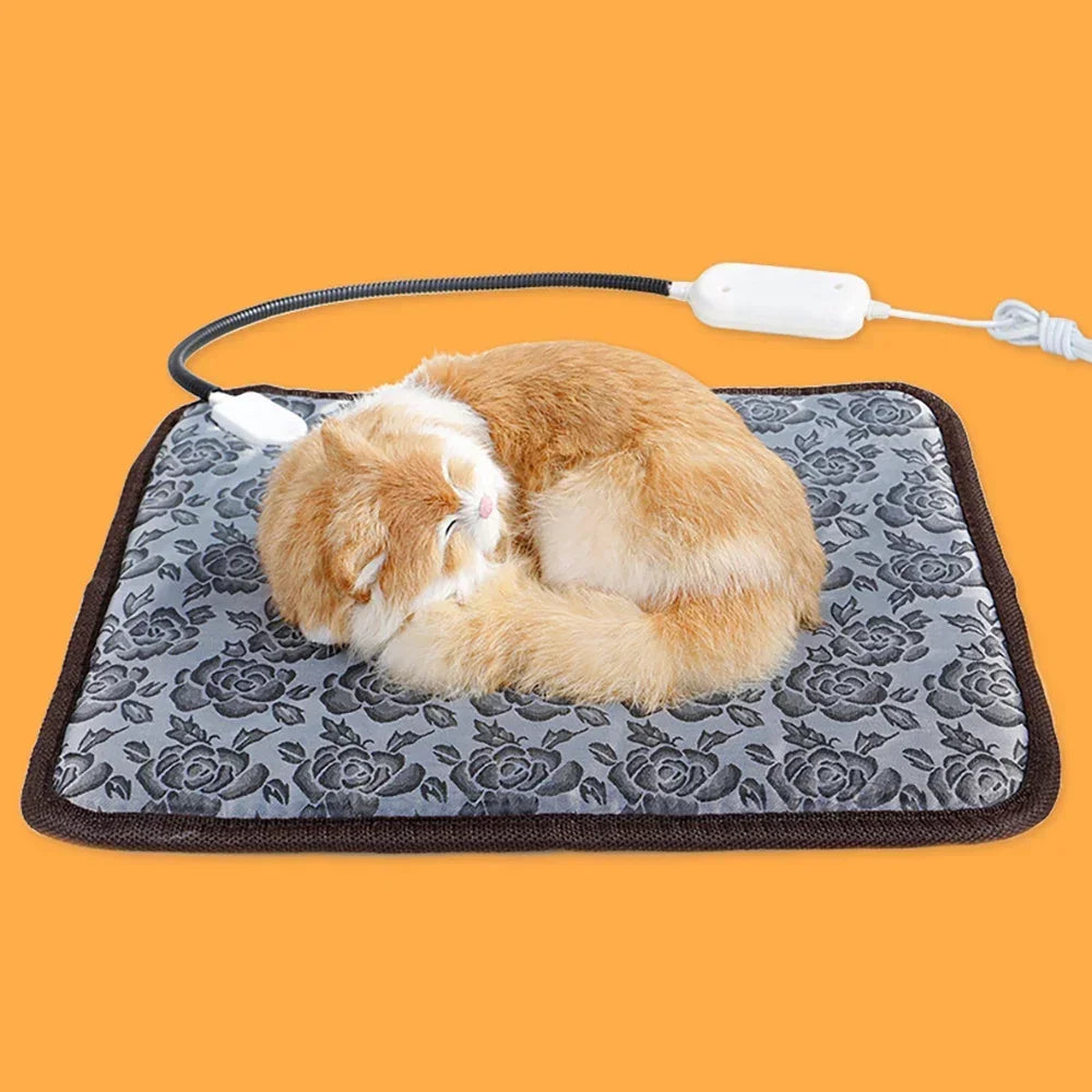 Winter Pet Heating Blanket Waterproof Wearable Wear Resistant Temperature Warm Cat Dog Mattress Indoor Heating Pad Pet Supplies Beauty World Shop
