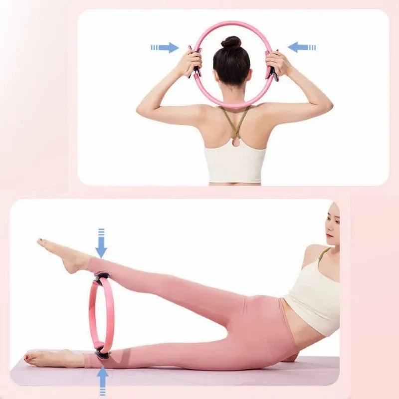 Yoga Fitness Pilates Ring Yoga Ring Open Back Ring Magic Ring Pelvic Floor Muscle Training Yoga Supplies Pilates Ring Beauty World Shop