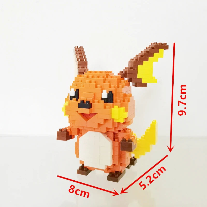 75 Style Building Blocks Assembly Anime Picachu Charizard Doll Blastoise Bulbasaur Gengar Bricks Figures Toy for Kid Gift Beauty World Shop