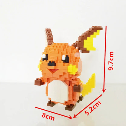 75 Style Building Blocks Assembly Anime Picachu Charizard Doll Blastoise Bulbasaur Gengar Bricks Figures Toy for Kid Gift Beauty World Shop