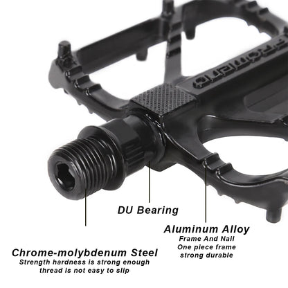 R27 Road Bicycle Pedal Non Slip DU Bearing Bike Pedal Light Weight Cycling Platform Classic Pedal Cycling Accessories Beauty World Shop
