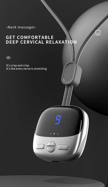 NEW Mini Smart Hanging Neck Shoulder Cervical Spine Massager Mini Portable Hot Compress Neck Artifact Dredging Neck Protector Beauty World Shop