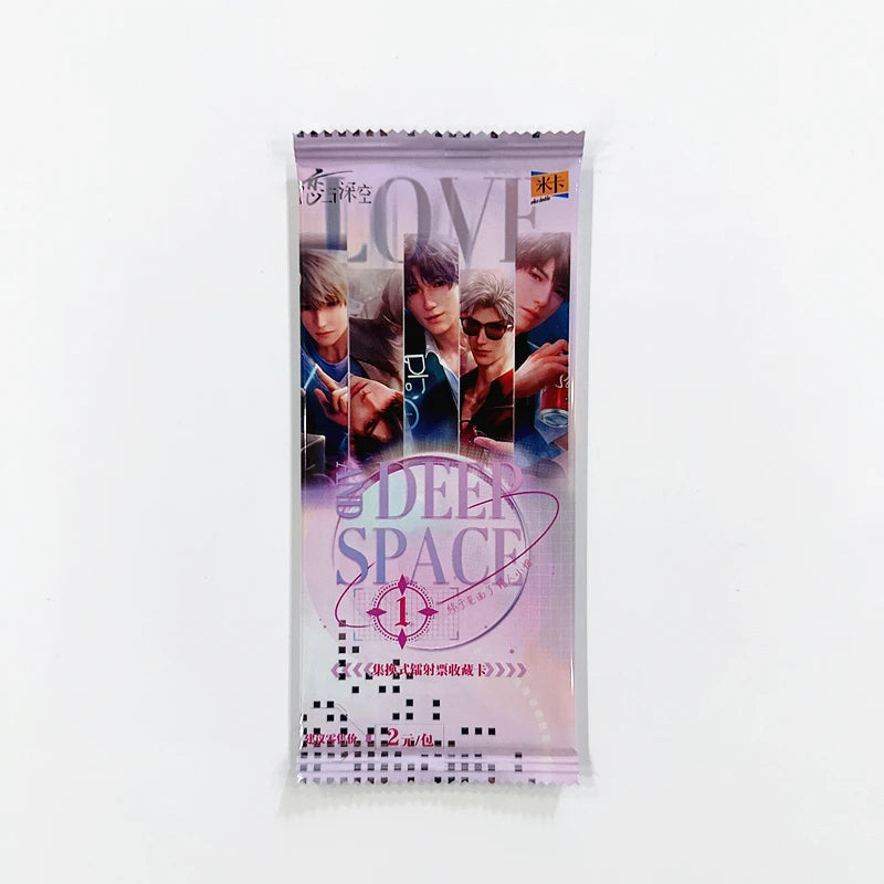 1 Bag Game Love And Deepspace Holographic Laser Ticket Stubs Caleb Sylus Zayne Xavier Characters Art Bookmark Beauty World Shop