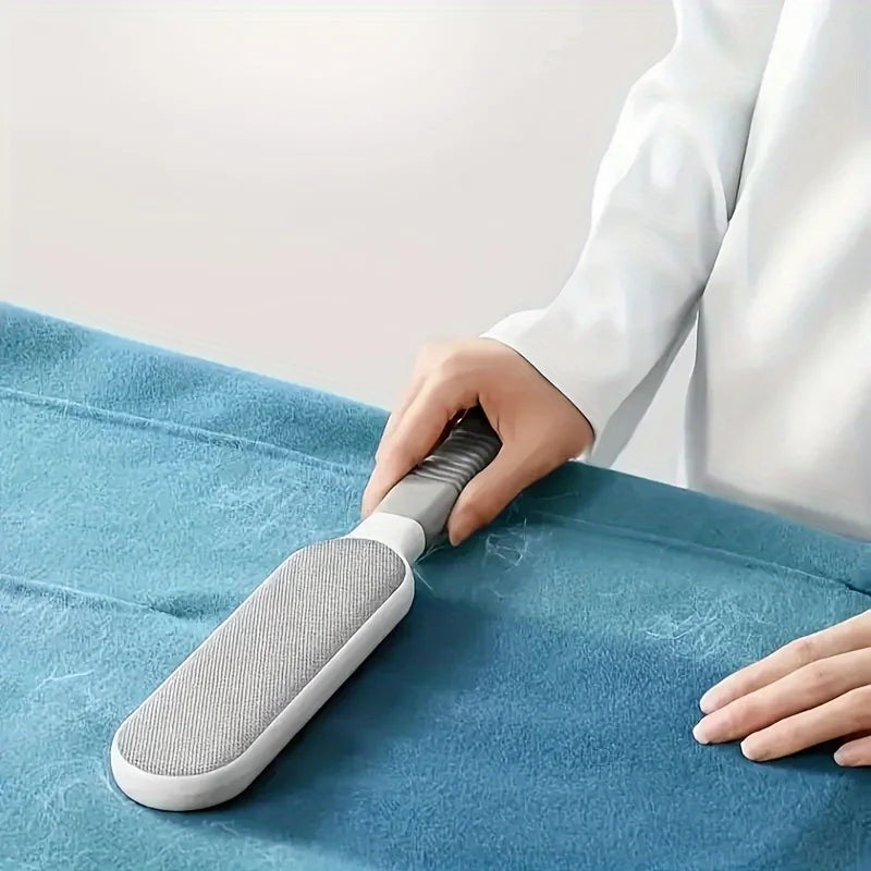 Double-Sided Pet Hair Remover, Manual Electrostatic Sticky Lint Brush, for Cat, Clothing, Sofa, Furniture,  Carpet Cleaning Beauty World Shop
