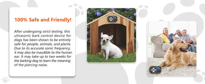 2025 New Ultrasonic Barking Stop Device, Dog Driving Device, Noise Prevention Training Device, Automatic Dog Barking Stop Device