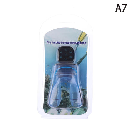 Silicone Snorkel Diving Mouthpiece Scuba Moldable Bite Mouthpiece Regulator Plastic Snorkel Mouthpiece Beauty World Shop