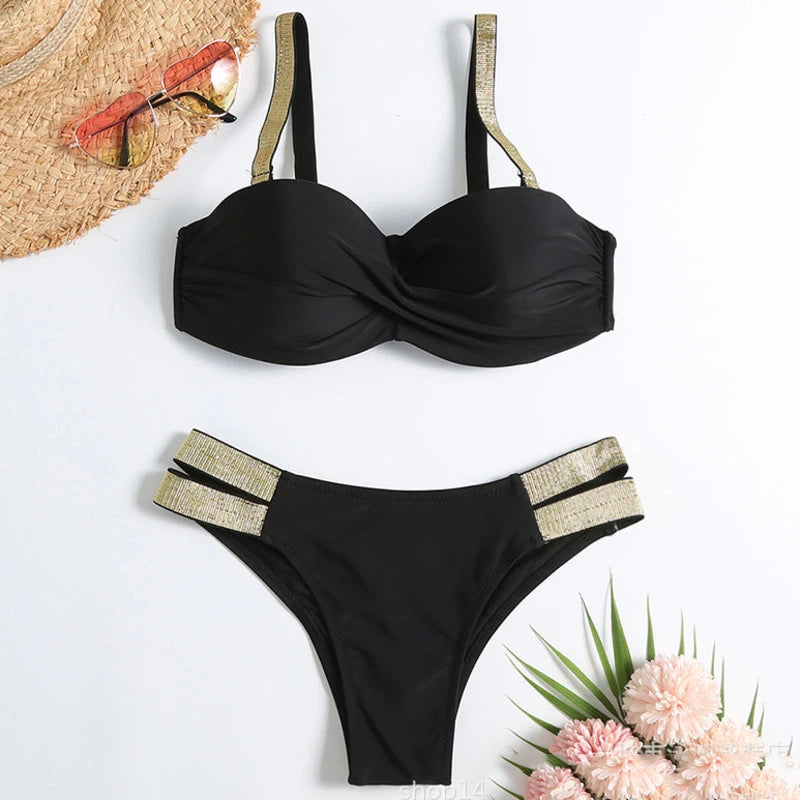 Summer Sexy Bikinis Push Up Swimsuits Women's Swimwear For Female Beach Swim Wear Bathing Suits Brazilian Bikini Set Pool Bather Beauty World Shop