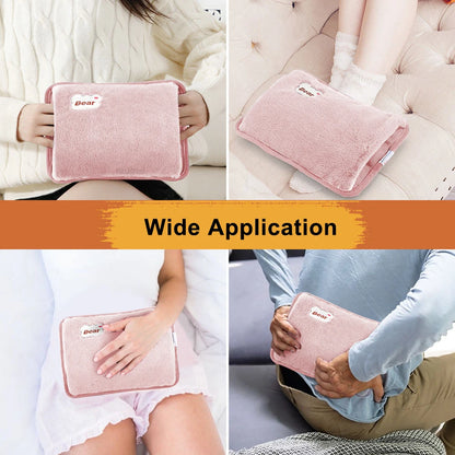 Electric Hot Water Bag Winter Portable Soft Electric Hand Warmer Rechargeable Reusable Explosion-Proof Warming Hand Pillow Beauty World Shop