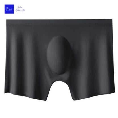 1pc Mens Boxers Shorts Ice Silk Men Panties Seamless Sexy Underwear Man Underpants Panties Male Antibacterial Breathable Briefs Beauty World Shop