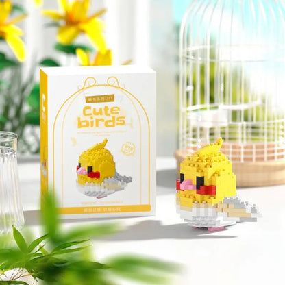 Kawaii Cute Bird Small Building Blocks Set Creative Educational Building Toys For Boys Girls Toys Suitable For Decorate Beauty World Shop