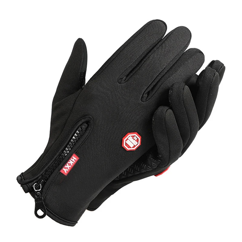 Winter Men's And Women's Warm Gloves, Waterproof And Skin Friendly Touch Screen, Suitable For Cycling And Skiing Beauty World Shop