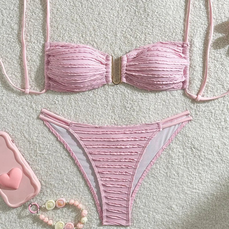 Summer Sexy Bikinis 2026 Women's Swimwear Female Swimsuit For Swim Wear Bathing Suits Brazilian Bikini Set Beachwear Pool Bather Beauty World Shop