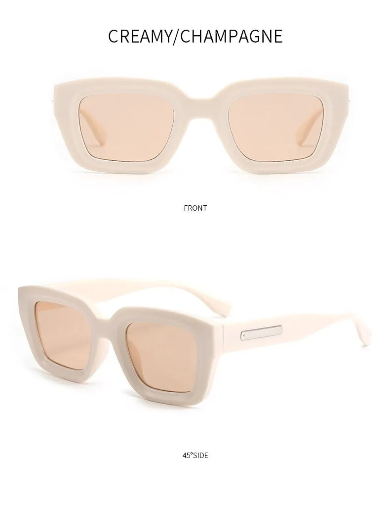 2023 Retro Square Sunglasses UV400 Protection Fashion Eyewear for Men Women Outdoor Shades Beauty World Shop