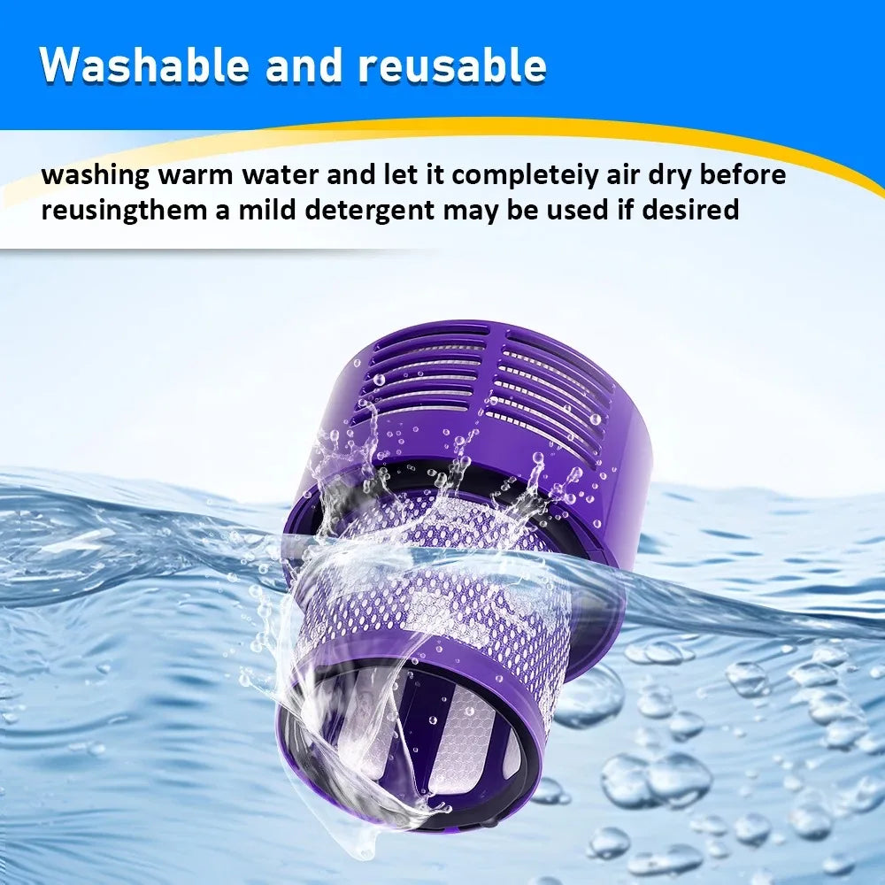 For Dyson V10 US SV12 Filter Hepa Accessories Robot Vacuum Cleaner Washable Filter Replacement Cleaning Spare Parts Beauty World Shop