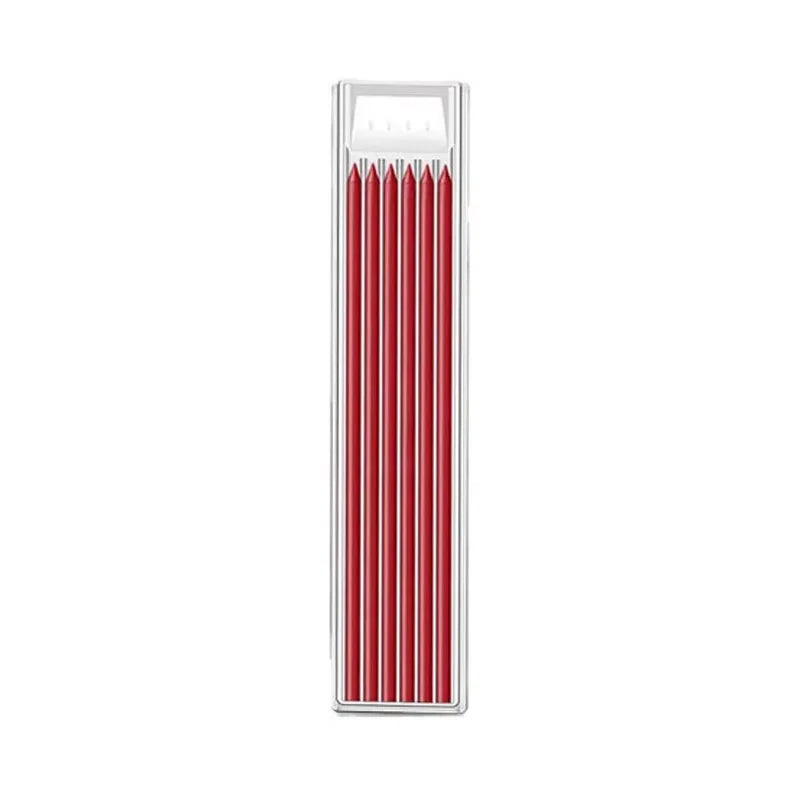 Solid Carpenter Pencil Set Woodworking Tools Mechanical Pencil 5 Colors Refill Construction Job Tools Carpentry Marking Scriber Beauty World Shop