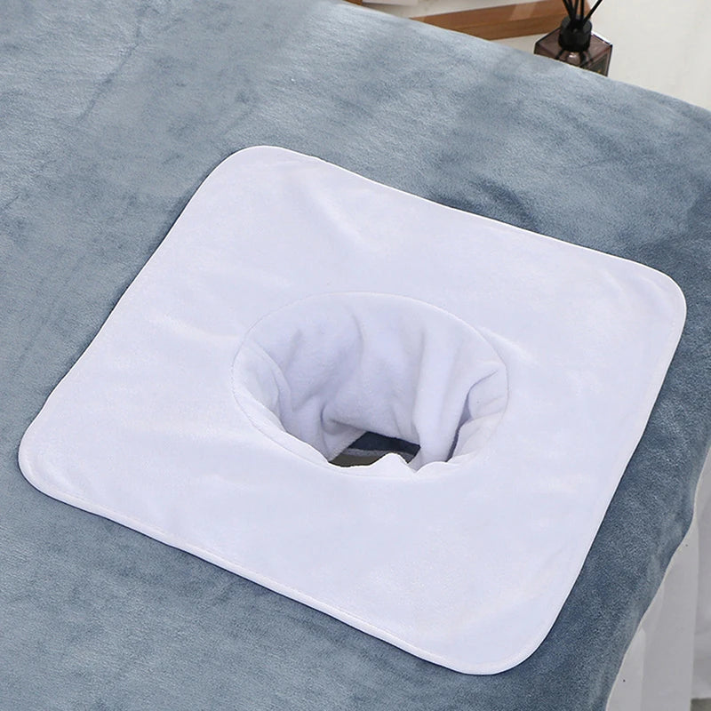 40*80cm Thickened Beauty SPA Massage Table Planking Face Towel With Hole Bed Bandana Beauty World Shop