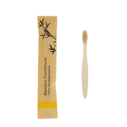 100Pcs Children's Colorful Natural Bamboo Toothbrush ,Soft Bristle Charcoal Teeth Whitening  Soft Dental Oral Care Beauty World Shop