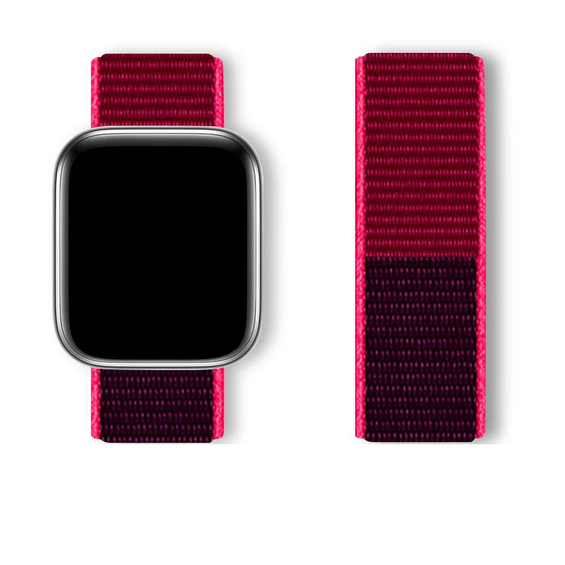 Nylon Strap For Apple Watch Band Ultra 9 8 7 SE 6 5 3 38MM 42MM 40MM 44MM smartwatch Accessorie bracelet iWatch serie 45MM 41MM