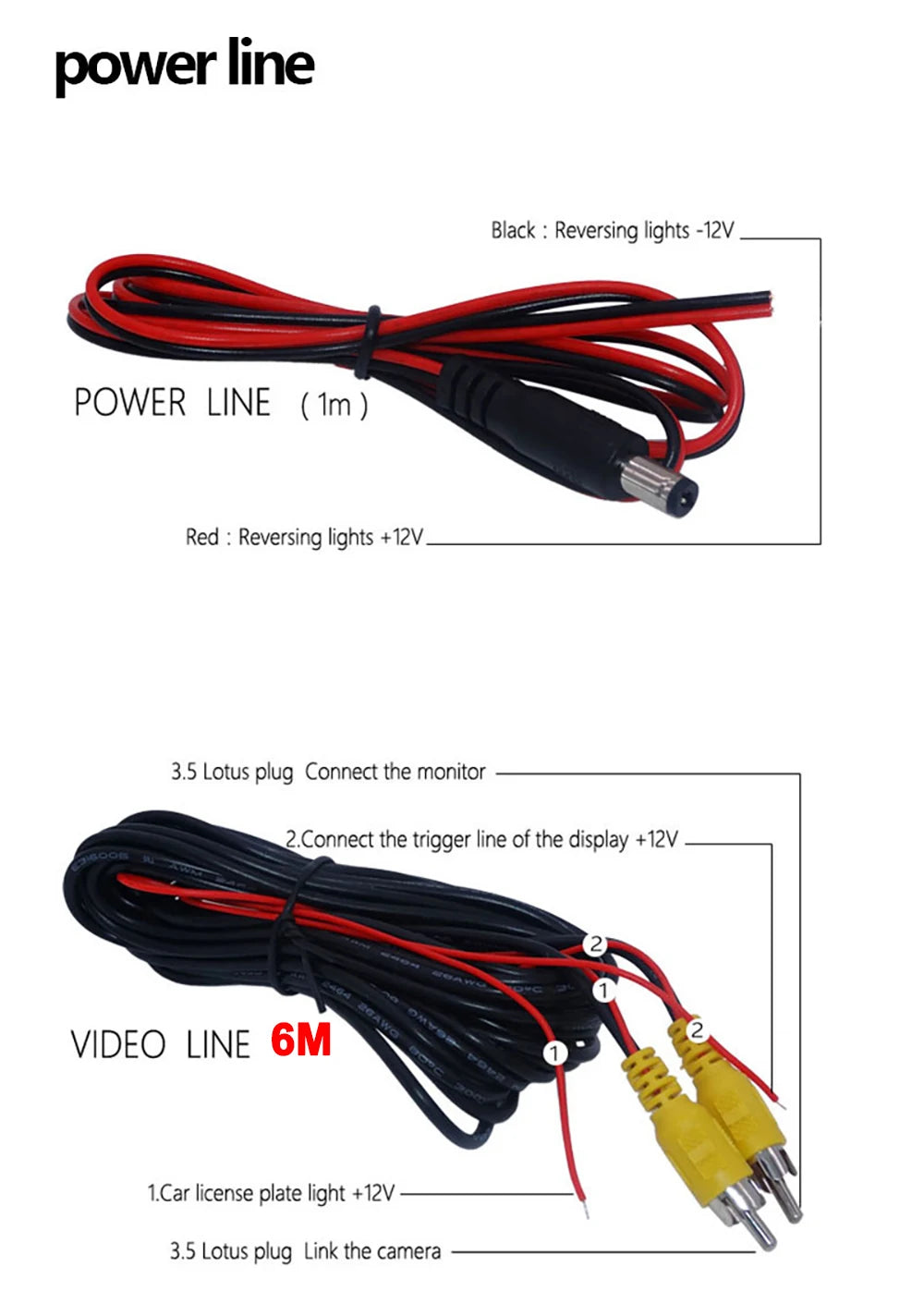 Easy Installation 4.3Inch or Rear View Camera Monitor Screen Reversing Camera for Car Parking Parking System Camera for Vehicle Beauty World Shop