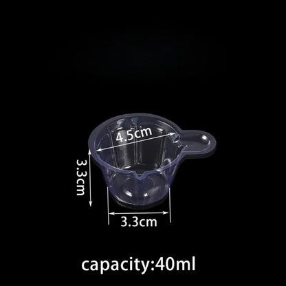 DIY Epoxy Resin Crafts Silicone Resin Mold Tool Plastic Disposable Cups Dispenser for Jewelry Making Beauty Trend Shop